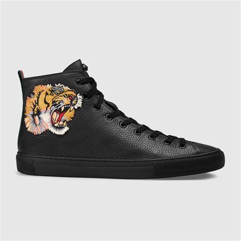 gucci shoes high top tiger|gucci tiger house.